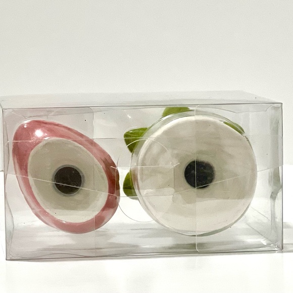 Flamingo and Palm Tree Salt and Pepper Shaker Set - Picture 6 of 6